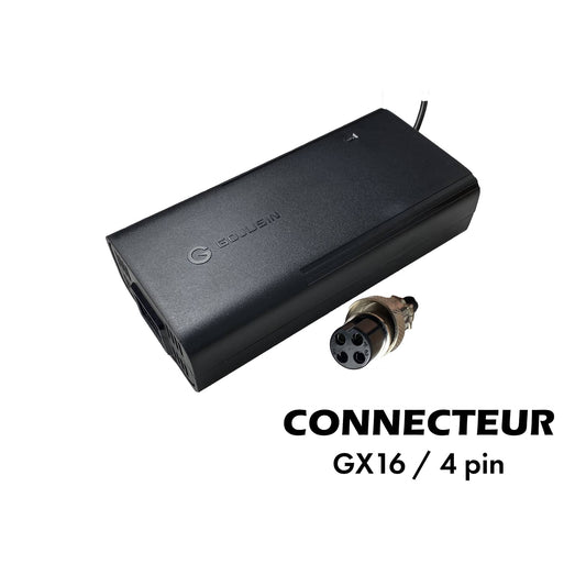 Chargeur 72V ➡️ 84V / 2A (connecteur GX16-4p)