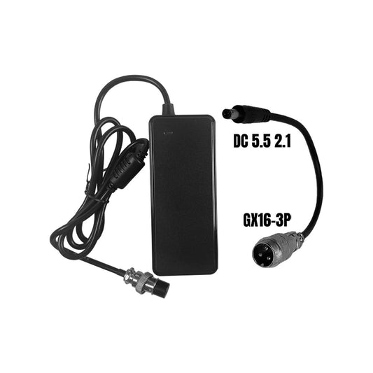 Pack Chargeur avec adaptateur 24V ➡️ 29.4V / 2A (connecteur DC 5.5*2.1mm)